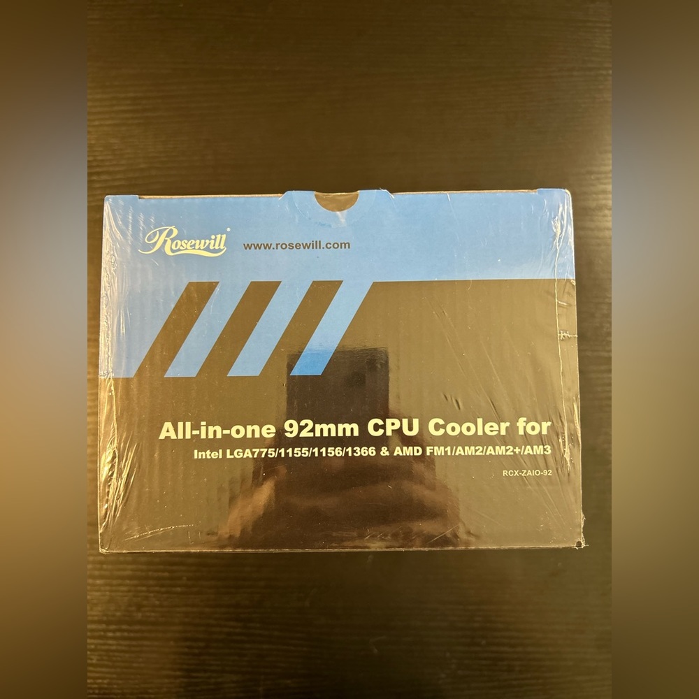 RCX-ZAIO-92 92mm Rosewill CPU Cooler Works Perfectly With Manual